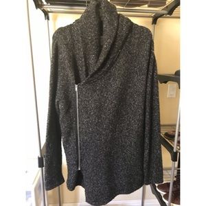 Dark Grey zip up men’s H&M Shawl Collar Sweater
